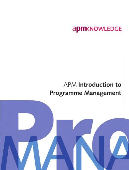 Introduction to Programme Management