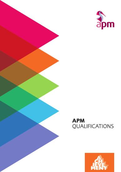 APM Qualifications