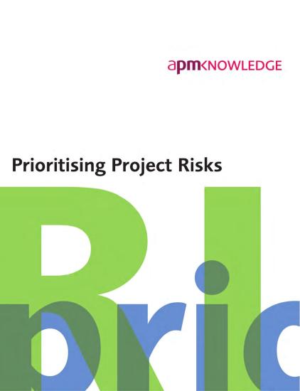 Prioritising Project Risks