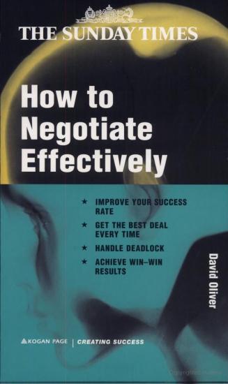 How to Negotiate Effectively