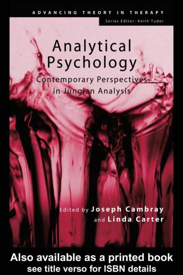 Analytical Psychology: Contemporary Perspectives in Jungian Analysis