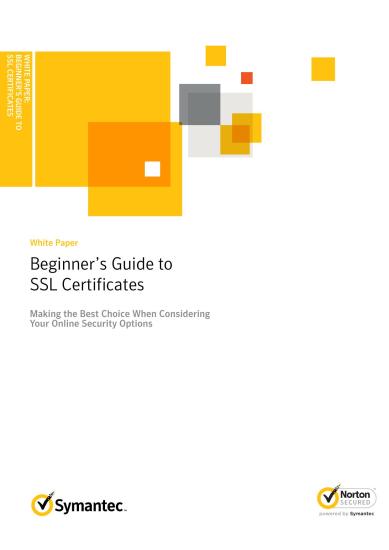 Beginner’s Guide to SSL Certificates