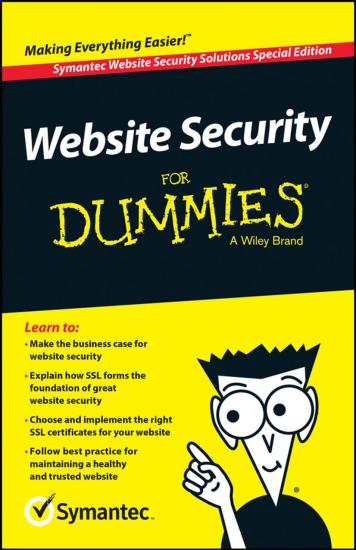 Website Security For Dummies