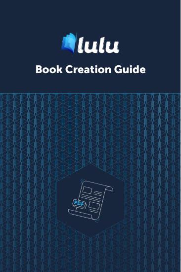 Book Creation Guide